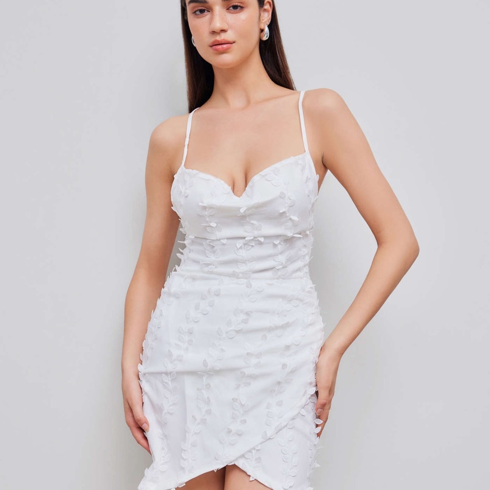 Cider White Mini Dress